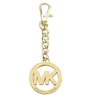 michael kors gold mk keychain|Michael Kors handbag key phobes.